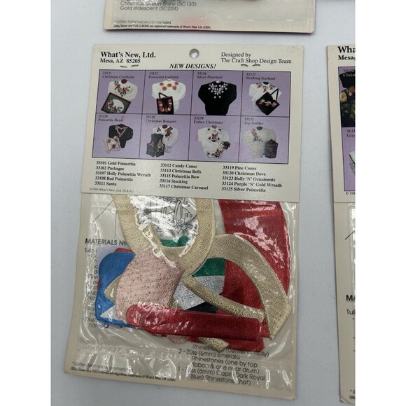 Glitzy Shirts Iron-On Applique Kit Lot of 4 VTG 90s zafs Toy Soldier, Christmas - Picture 7 of 9